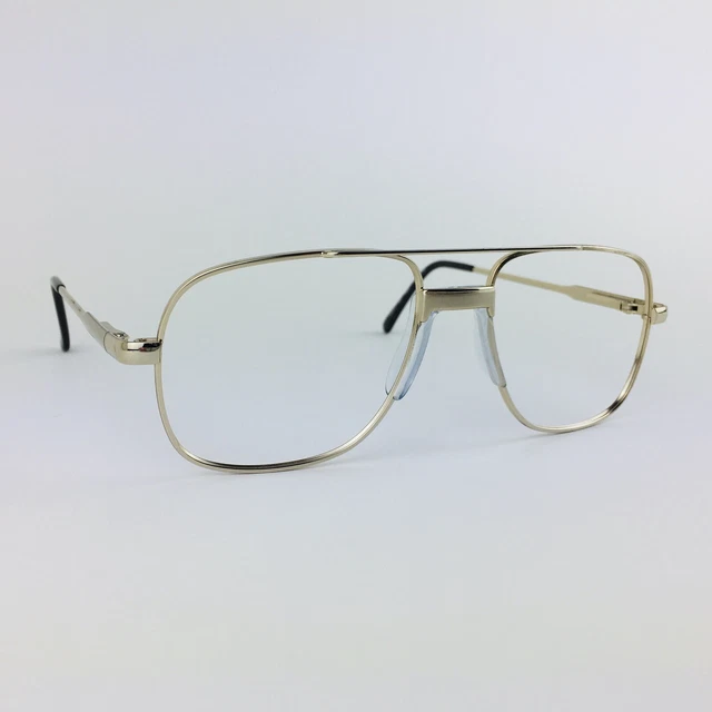 SPECSAVERS EYEGLASSES GOLD SQUARE AVIATOR glasses frame MOD DEAR