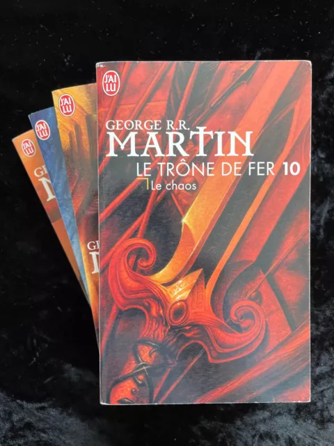 # Lot GAME OF THRONES / LE TRÔNE DE FER - tomes 10 à 13 - George R R MARTIN