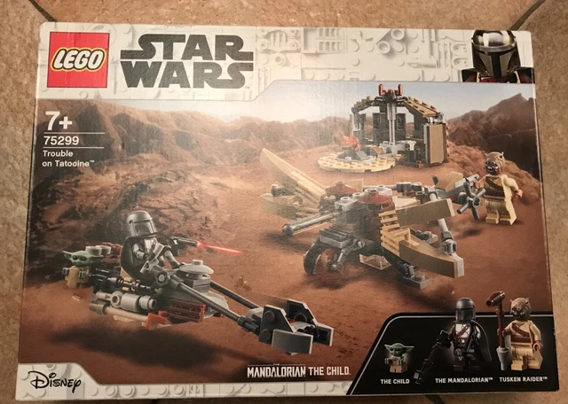 BOITE SET NEUF Scelle Lego Vaisseau Star Wars 75299 Mandalorian Trouble Tatooine EUR 31,99 