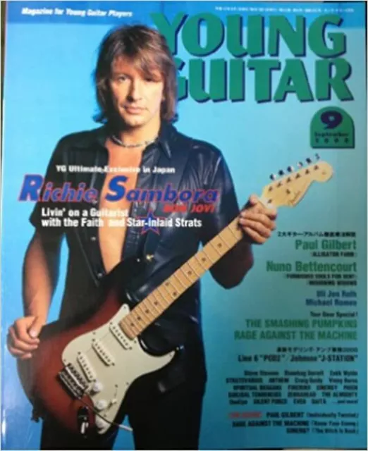 YOUNG GUITAR September 2000 Japan Music Magazine Richie Sambora Nuno Bettencourt