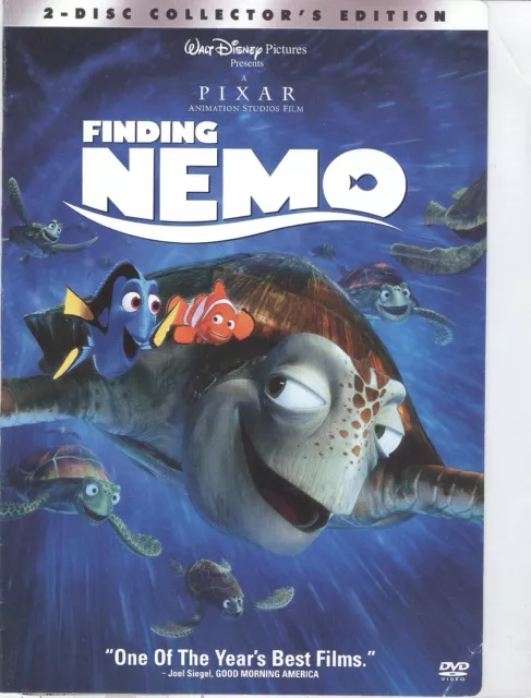 ORIGINAL COVER ART Finding Nemo (2003 DVD Cover) Disney Pixar NO DISC