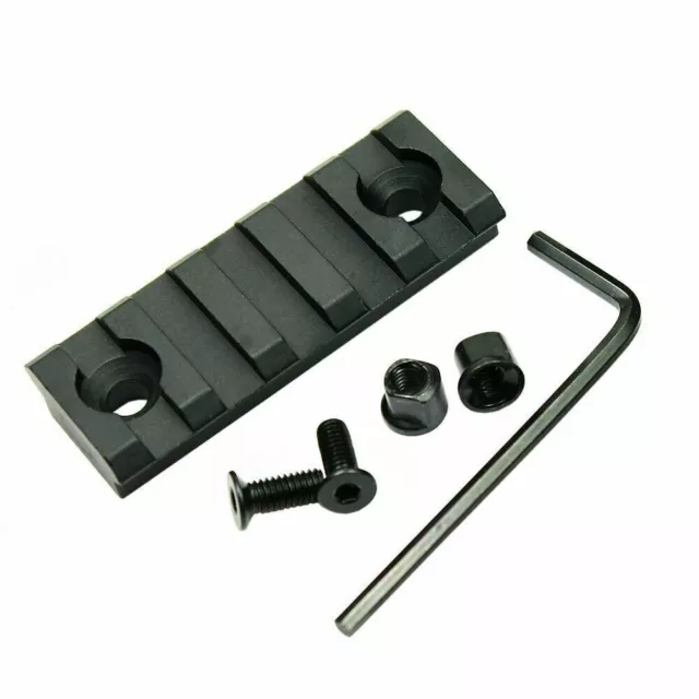 2 inch Keymod 5 Slot Picatinny Weaver Rail Sections -  Aluminum