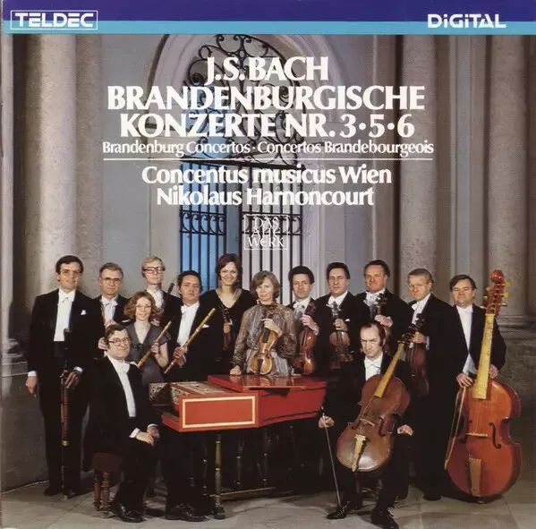 CD Bach Brandenburgische Konzerte Nr. 3∙5∙6 Teldec