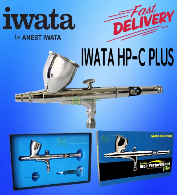 New Iwata Airbrush Hp.c Plus Hp Cp 3Mm Kit Auto Body Art Illustrator Diy Gravity