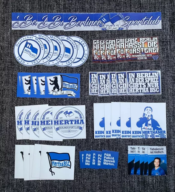 Szenekleber Hertha BSC Berlin Ultras Sticker Aufklebersammlung Paket 1