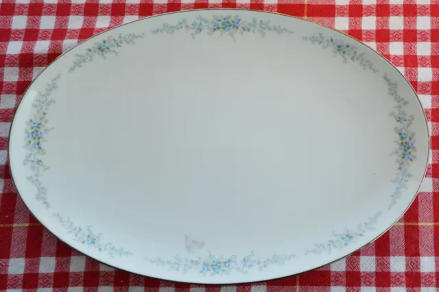 16" Oval Serving Platter, Roseberry, by NORITAKE