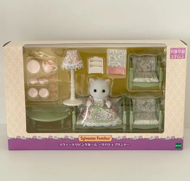 Sylvanian Families Sweet Living Room Liberty Toy Doll Set Calico Critters Japan