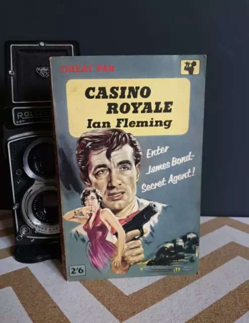 Casino Royale 6th VGC Ian Fleming Great Pan James Bond paperback Peff