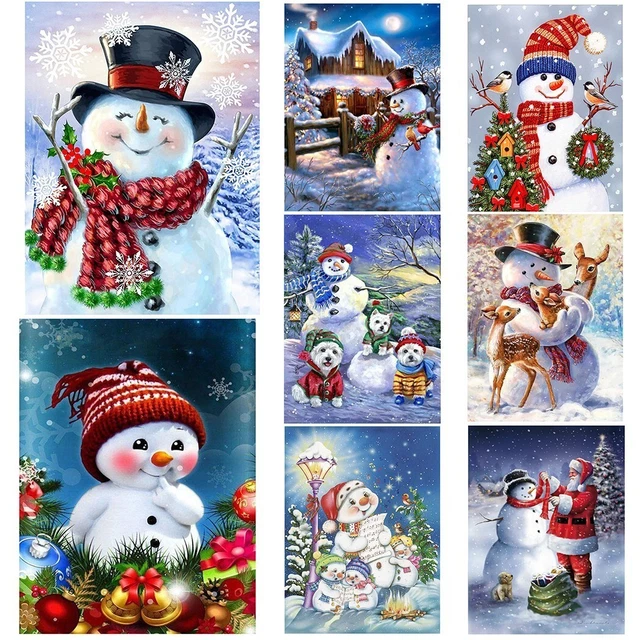 Hängende Malerei DIY Wohnen Zimmer Dekoration Diamant Stickerei Weihnachten