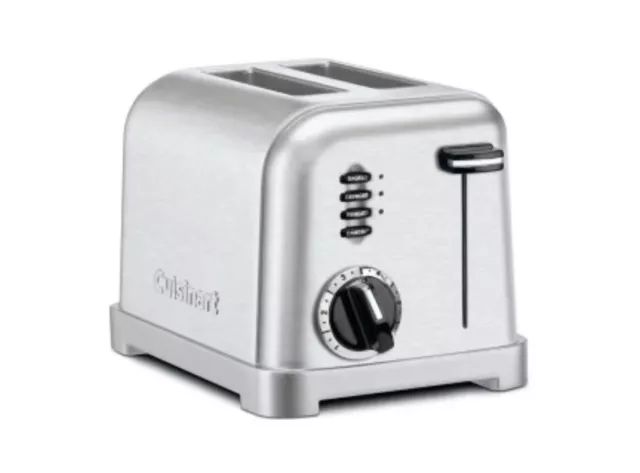 Cuisinart 2-Slice Stainless Metal Classic Toaster CPT-160 FACTORY REFURBISHED