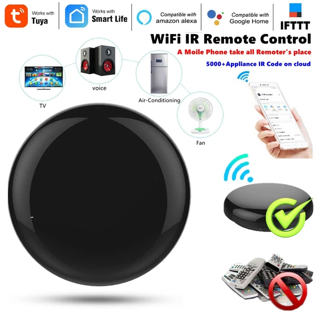 UNIVERSAL INFRARED WIFI Smart IR Remote Control For Tuya Alexa Google