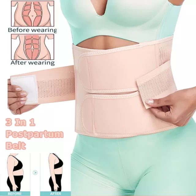 POST BELLY BAND Postpartum Recovery Belly Binder, Cotton, White, PAZ WEAN®  $33.54 - PicClick