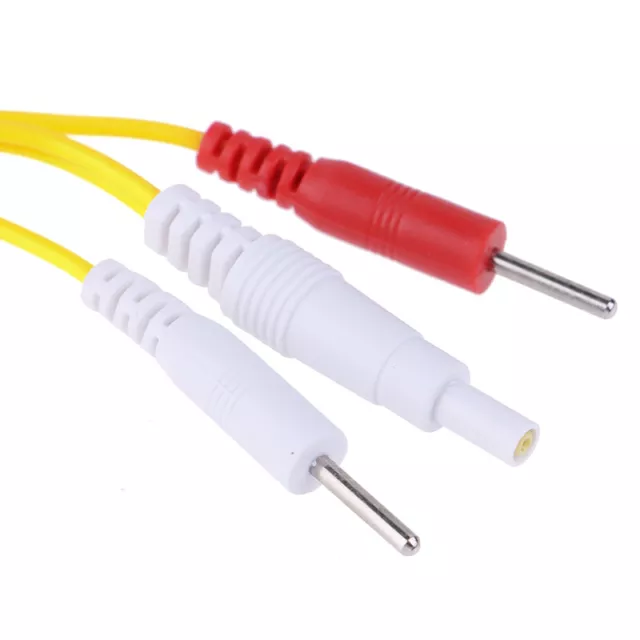 1 pc Électrothérapie Électrode Fils Conducteurs Câble Tens Masseur 2.35mm 5