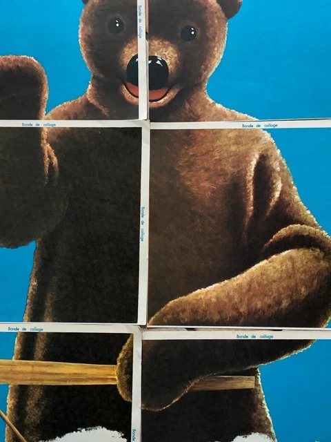 ANCIEN VERRE A MOUTARDE NOUNOURS NICOLAS PIMPRENELLE ORTF BONNE NUIT