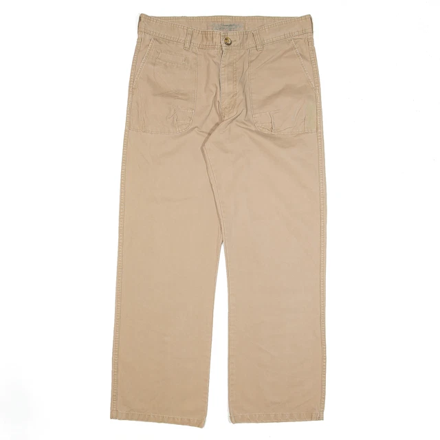 WRANGLER Logan pantaloni dritti beige rilassati W34 L32