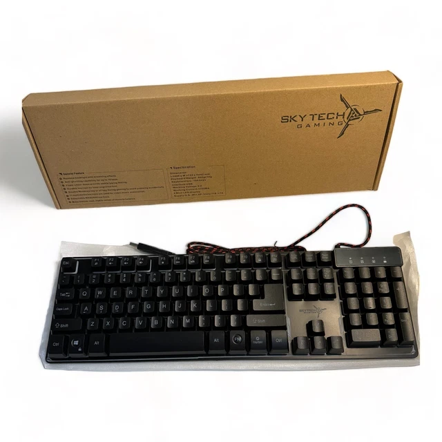 SKYTECH WIRED LIGHT Up Mechanical Gaming Keyboard K1000 Black Full