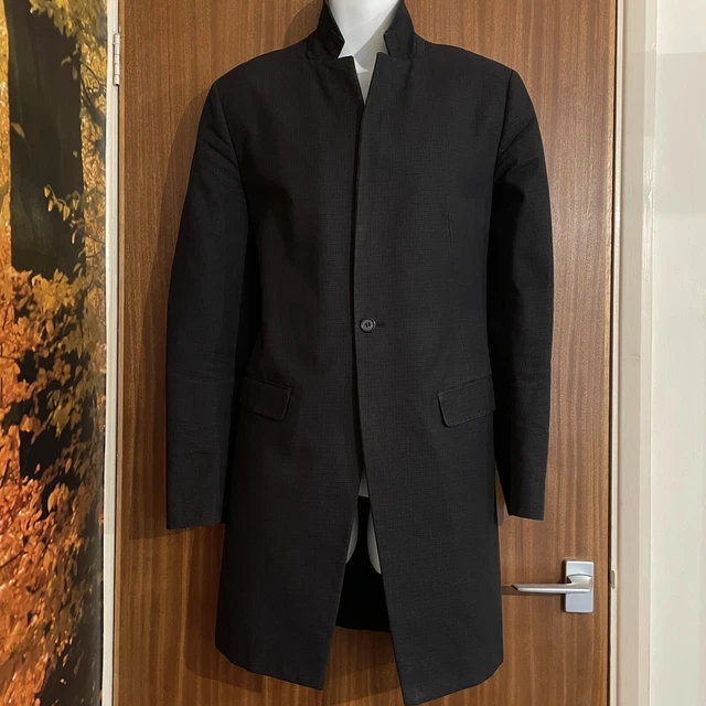 MENS ALLSAINTS BODELL Coat Jacket. Size M. 100 Wool. Grey. Pockets. BEAUTIFUL 38.95 PicClick UK