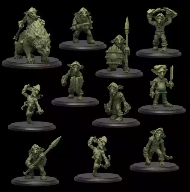 Goblin Bundle | TytanTroll | Tabletop RPG | 28-32mm | DnD Model