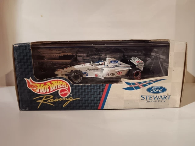 1/43 F1 HOT Wheels Racing Stewart SF3 Rubens Barrichello 1997 EUR 15,00