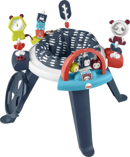 Fisher-Price 3-in-1 Spin & Sort Infant Activity Center and Toddler Play Table