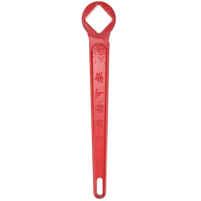 RED FIRE HYDRANT Wrench Cast Steel Adjustable Mini Ratchet Spanner £16.