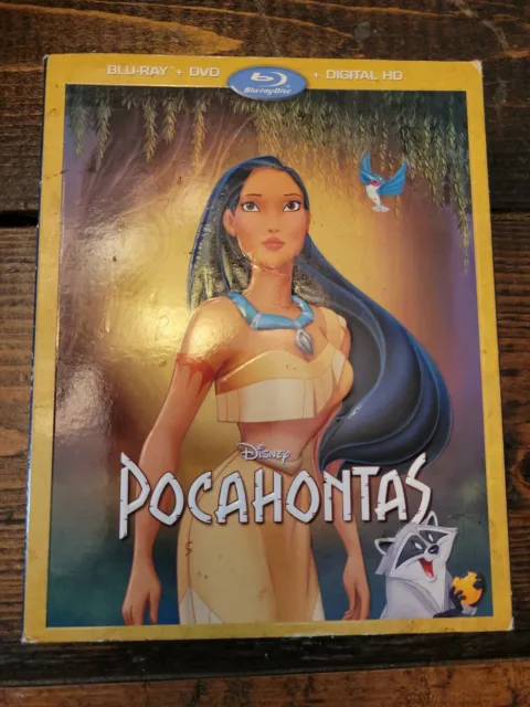 Disney Pocahontas Blu-Ray DVD Combo Pack Brand New