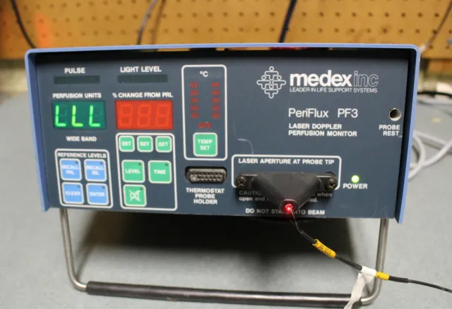 Perimed Medex PeriFlux PF3 Laser Doppler Perfusion Monitor