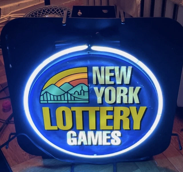 最終値下げネオン管ライトLOTTERY NEWYORK