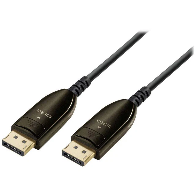 Maxtrack DisplayPort / fibre optique Câble de raccordement Fiche mâle
