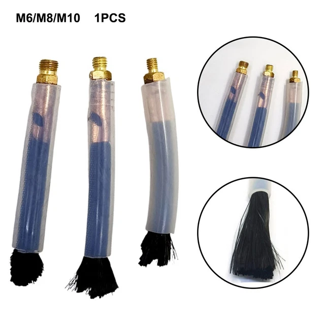Spazzole di saldatura 80 mm/3 interamente in ottone fibra di carbonio materiale conduttivo