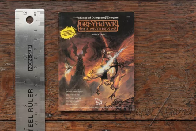 Greyhawk Adventures AD&D 1a Ed TSR 21st Century Games Mini Ristampa Argento 1999