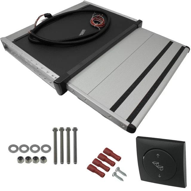 THULE SLIDE OUT 12V G2 550 ALU elektrischeTrittstufe Einstieg Wohnmobil