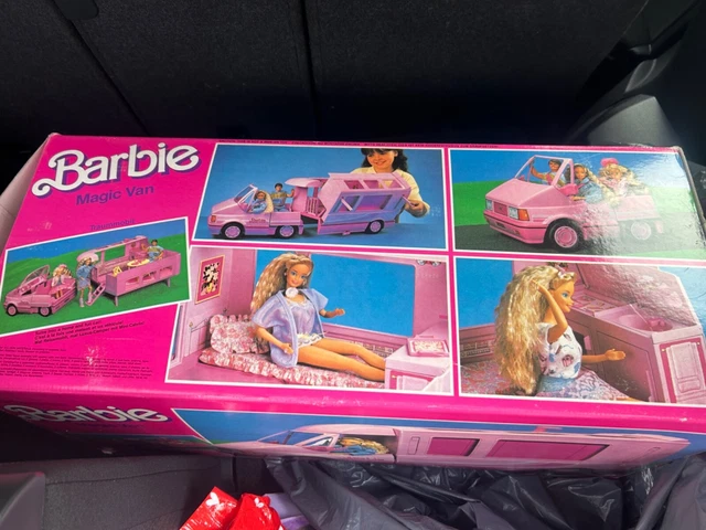 Barbie Magic Van [Mattel] 1989 Camping Car En Boîte En l'état *JRF