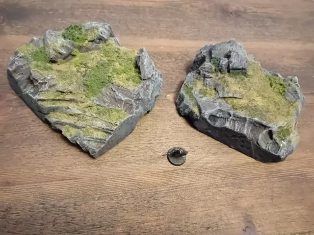 Wargaming Hills 28mm Realistic Terrain Two Pack