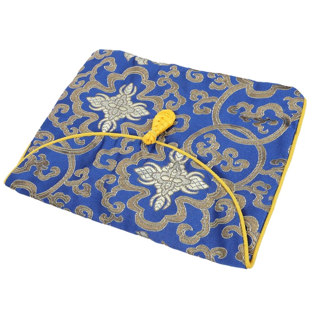 Buddhist Zen Book Wrap tela portátil bolsa de memoria clásica confuciana