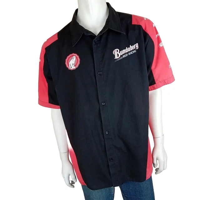 BUNDABERG RED RACING mens size XXL shirt red black Bundy Rum $24.50 ...