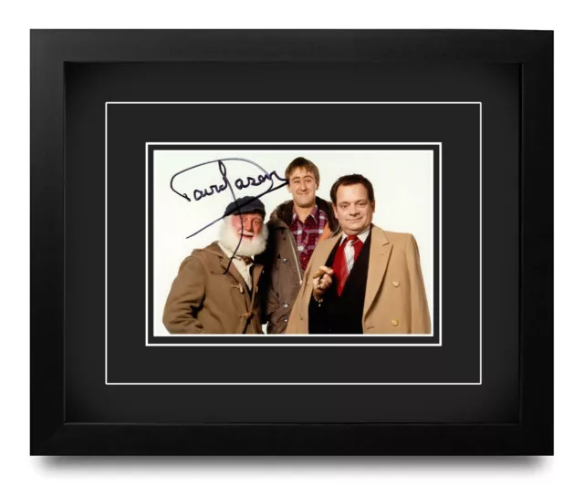 Sir David Jason Hand Signed 6x4 Photo 10x8 Picture Frame Only Fools & Horses COA