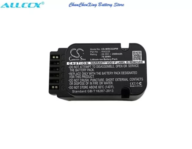 Cameron Sino 2500mAh Battery for Worx Landroid L1500,L2000,WG794,WG794E,WG790E