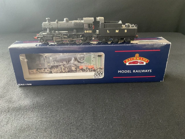 Bachmann OO Gauge Ivatt Class 2 LMS Loco Spring Buffers + Crew  DCC Ready Boxed