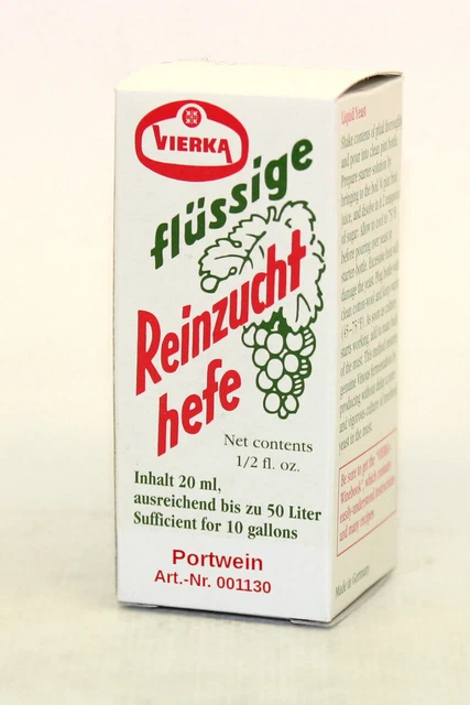 Vierka Weinhefe Portwein - Hefe, Wein, Reinzuchthefe