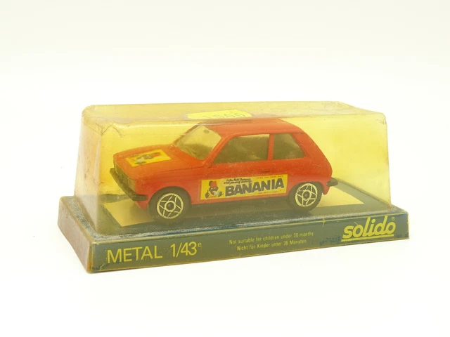 Solido 1316 – Peugeot 104 ZS Rouge 1972 – Miniature 1/43e Collection