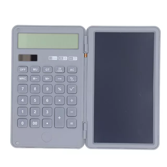 (Gray)Calculator Handwriting Board Clear Visible Lightweight Scientific