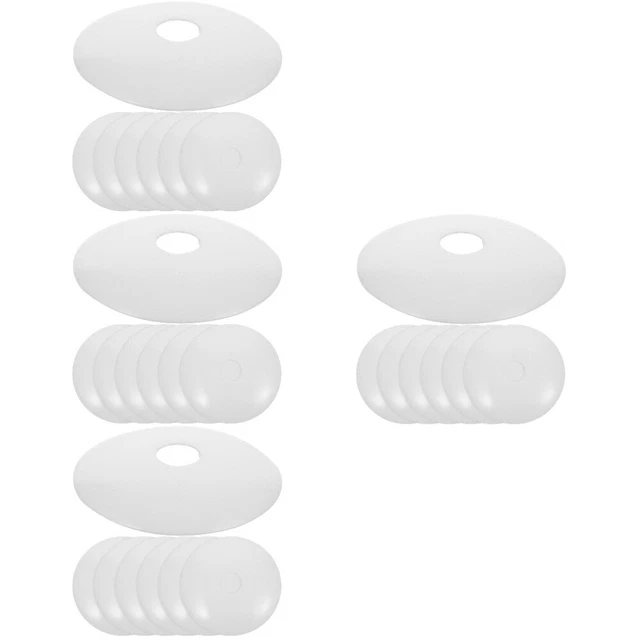 24 Pcs Table Lamp Cover Chandelier Base Tray Wall Lights Decor Metal 3