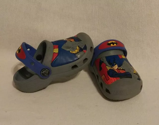Batman crocs size 8 deals