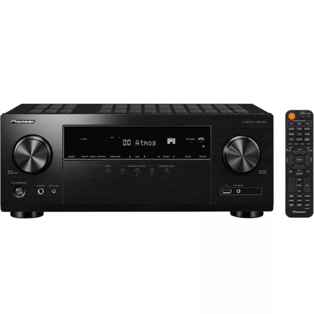 Pioneer VSX935M2BMMP - AV-Receiver - 2 Subwoofer - 135 Watt - 4K Ultra - schwarz