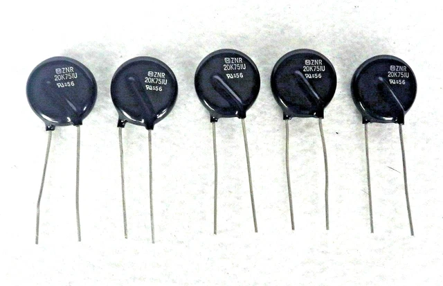 ZNR 20K75IU s56 2-PIN Surge Absorber Varistor Lot Of 5