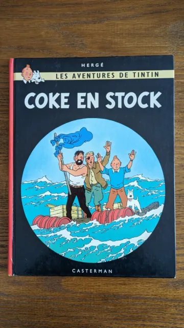 BD Tintin Coke En Stock Édition Casterman C3 1967 Tournai Collection Rare Belgiq