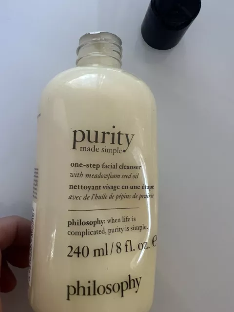 Philosophy Purity Made Simple One Step Facial Cleanser 8 oz. Gentle Mild SEALED