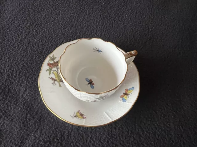 Herend ROTHSCHILD 711              Kaffeetasse / Mokkatasse mit Untertasse