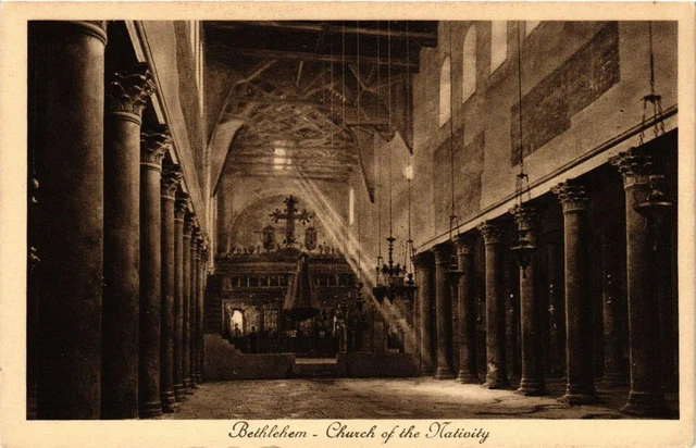CPA AK BETHLEHEM Church of the Nativity ISRAEL JERUSALEM (751791)